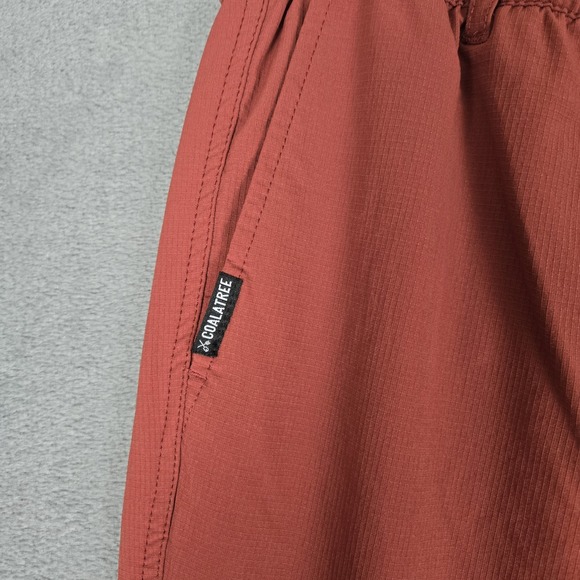 Coalatree Trailhead Adventure Pants Mens XL Slim Red Ripstop Stretch Outdoor - Picture 2 of 11